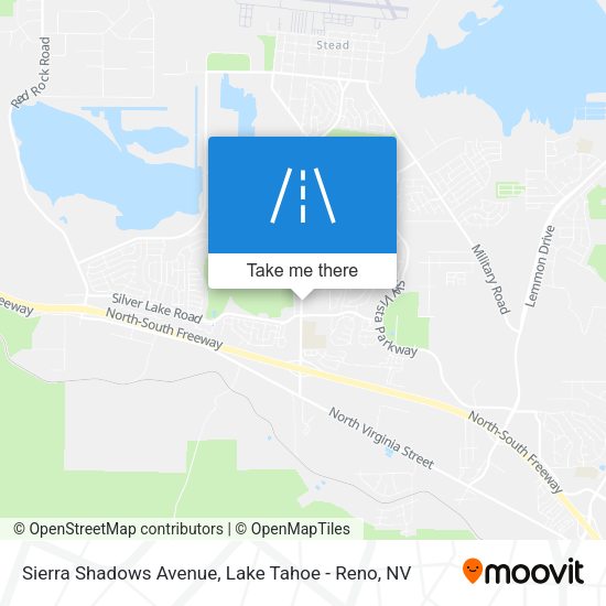 Mapa de Sierra Shadows Avenue