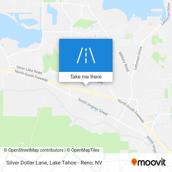 Mapa de Silver Dollar Lane