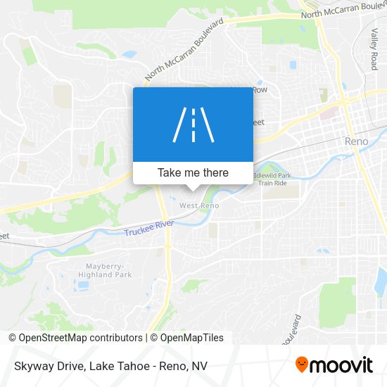 Skyway Drive map