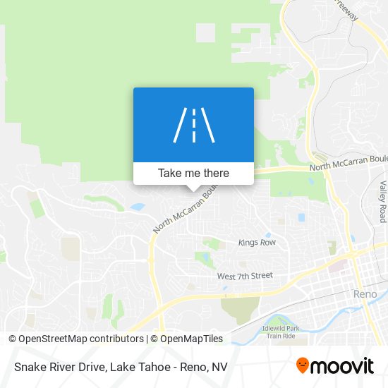 Mapa de Snake River Drive