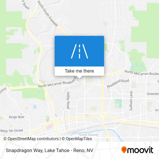 Snapdragon Way map