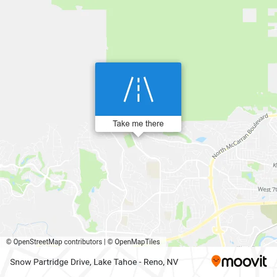 Snow Partridge Drive map