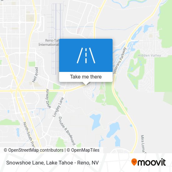 Snowshoe Lane map