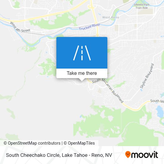South Cheechako Circle map