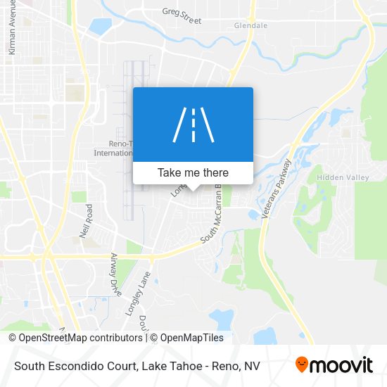 South Escondido Court map
