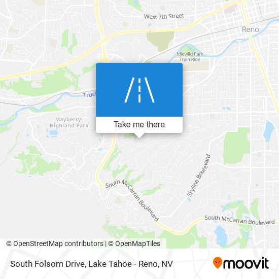 Mapa de South Folsom Drive