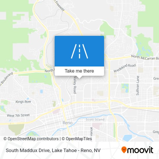 South Maddux Drive map