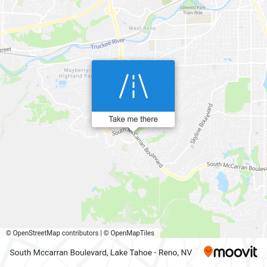 Mapa de South Mccarran Boulevard