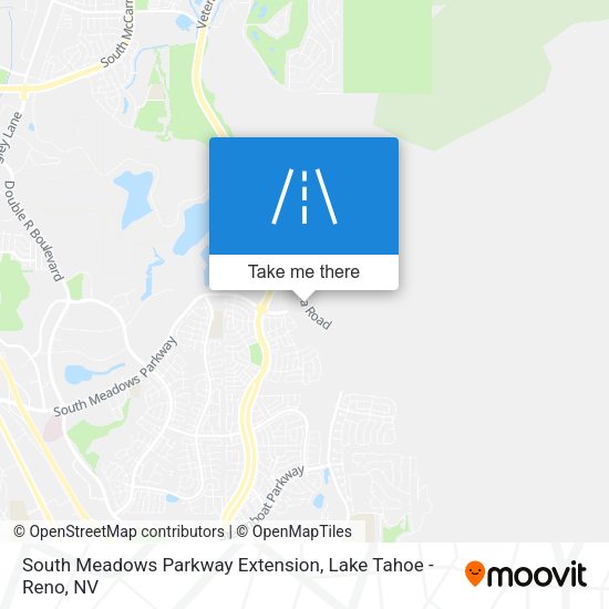 South Meadows Parkway Extension map