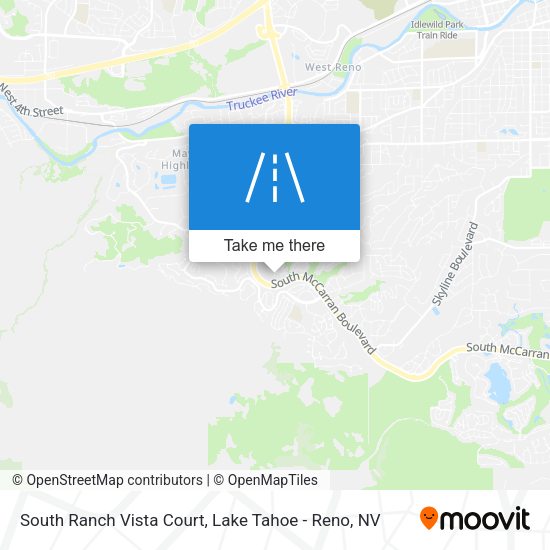 South Ranch Vista Court map