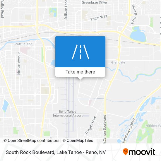 South Rock Boulevard map