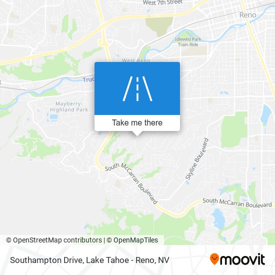 Southampton Drive map