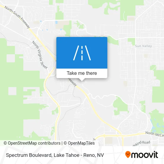 Spectrum Boulevard map