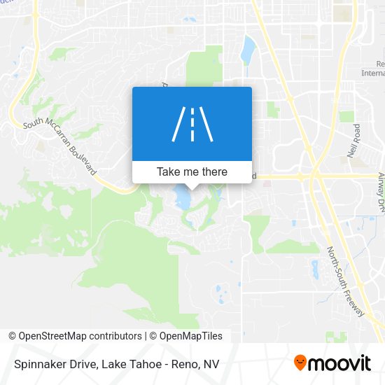 Spinnaker Drive map