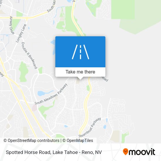 Spotted Horse Road map