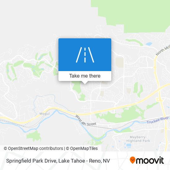 Springfield Park Drive map