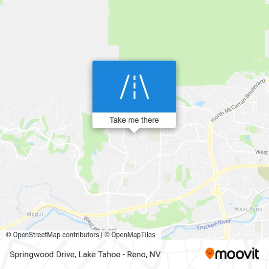 Springwood Drive map