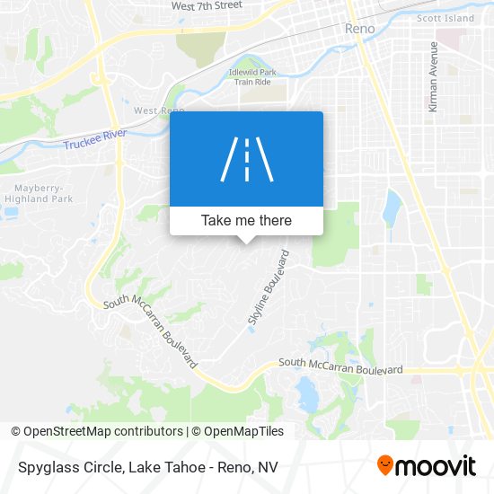 Spyglass Circle map
