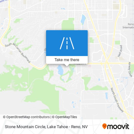 Stone Mountain Circle map