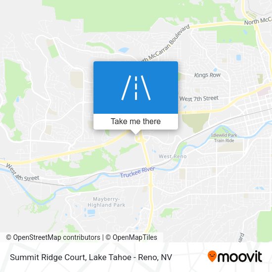 Mapa de Summit Ridge Court