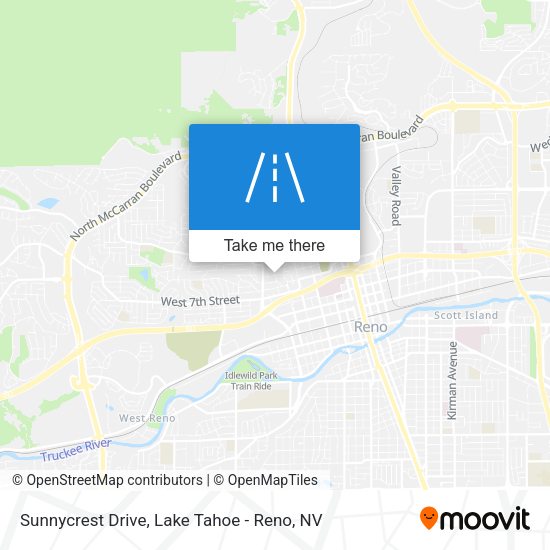 Sunnycrest Drive map