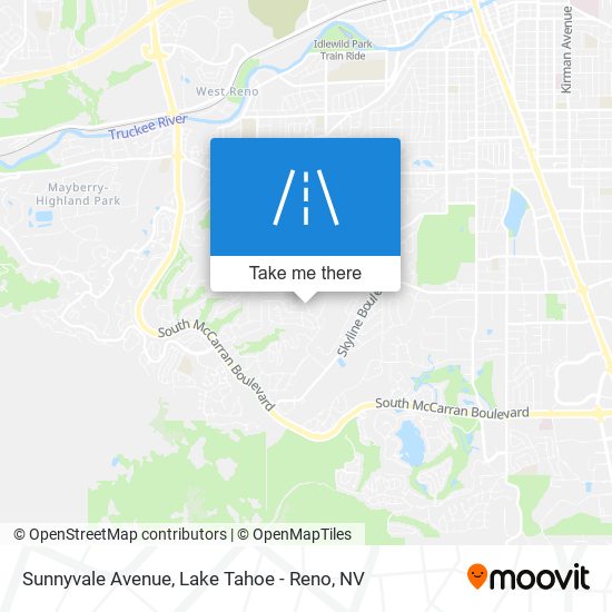 Sunnyvale Avenue map