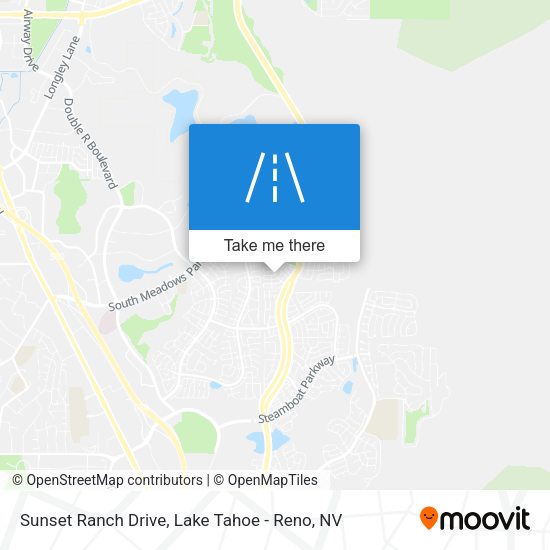 Sunset Ranch Drive map