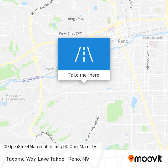 Mapa de Tacoma Way