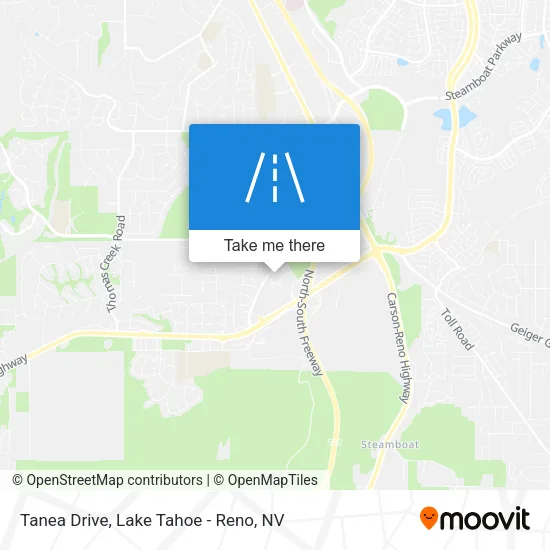 Tanea Drive map