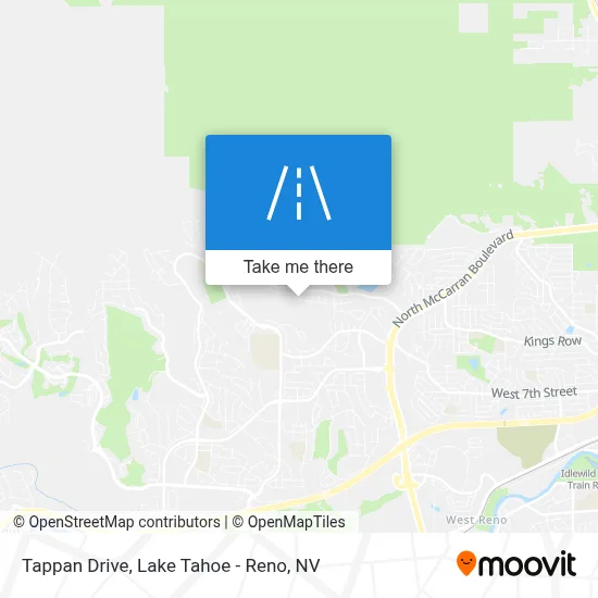 Tappan Drive map