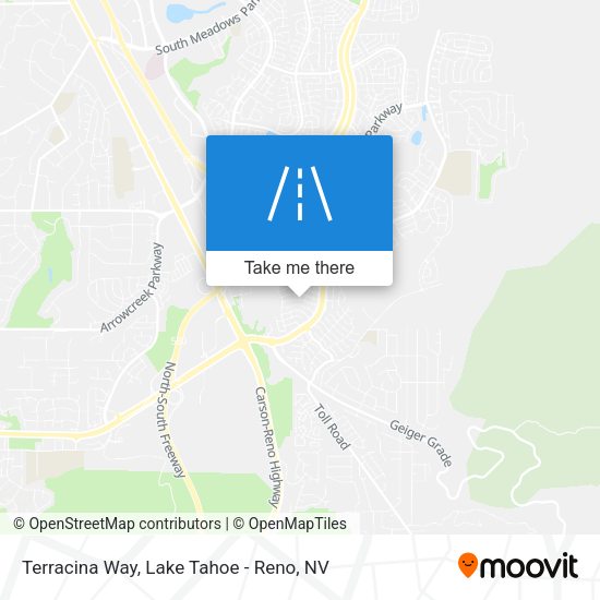 Terracina Way map