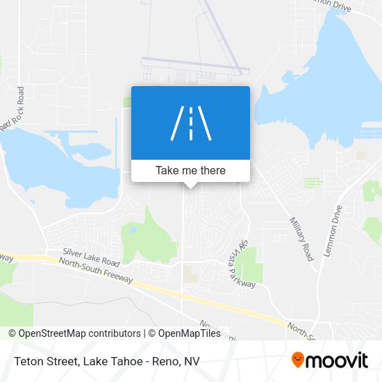 Mapa de Teton Street