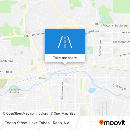Toano Street map