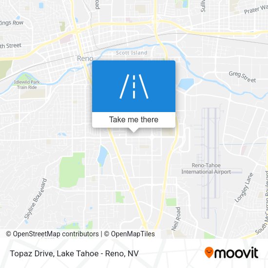 Topaz Drive map