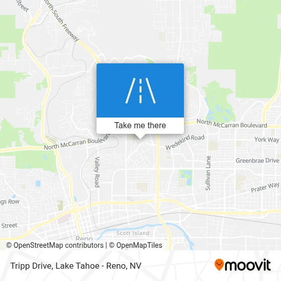 Tripp Drive map