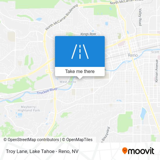Mapa de Troy Lane