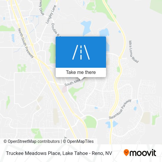 Mapa de Truckee Meadows Place