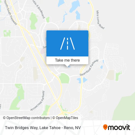 Twin Bridges Way map
