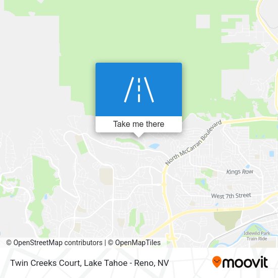 Twin Creeks Court map