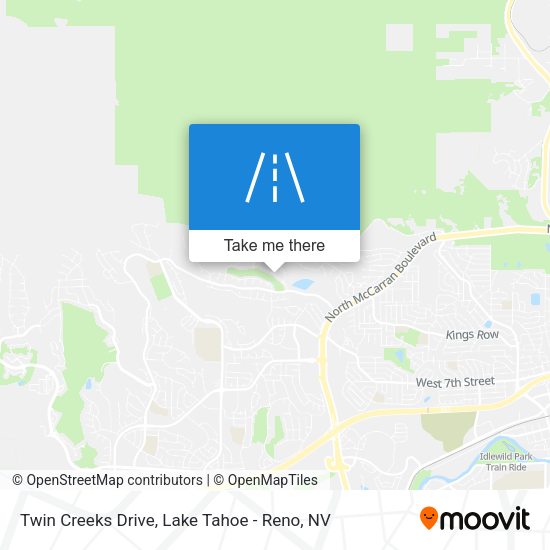 Twin Creeks Drive map