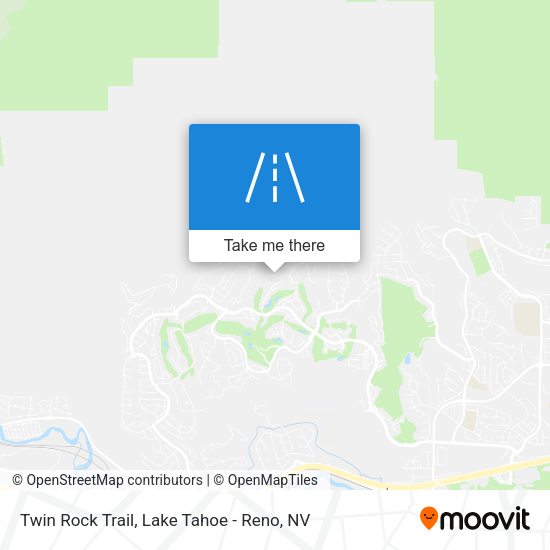 Twin Rock Trail map