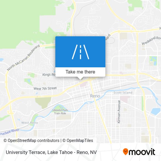 University Terrace map