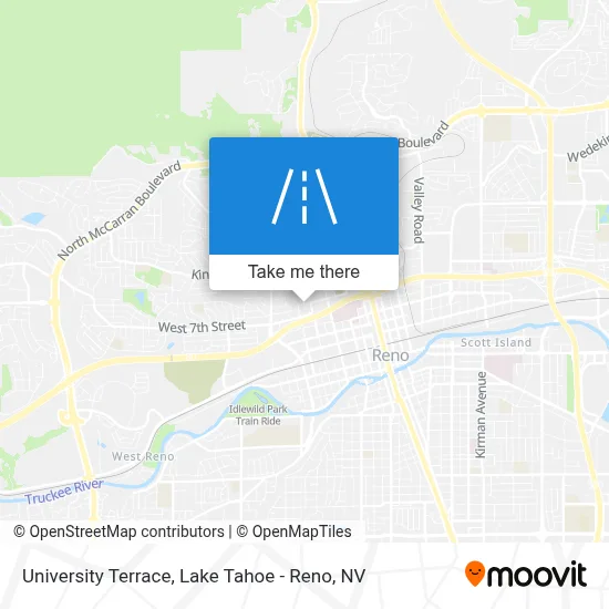 University Terrace map