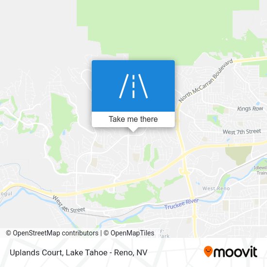 Uplands Court map