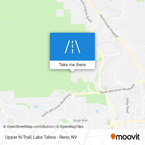 Mapa de Upper N-Trail