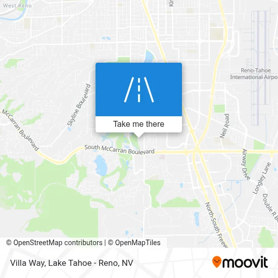 Villa Way map