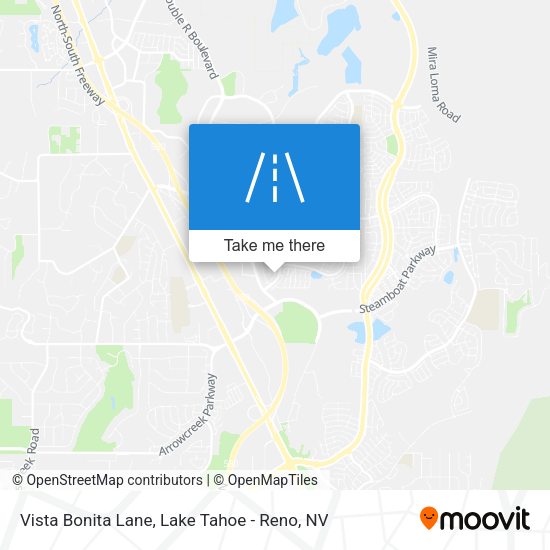 Vista Bonita Lane map