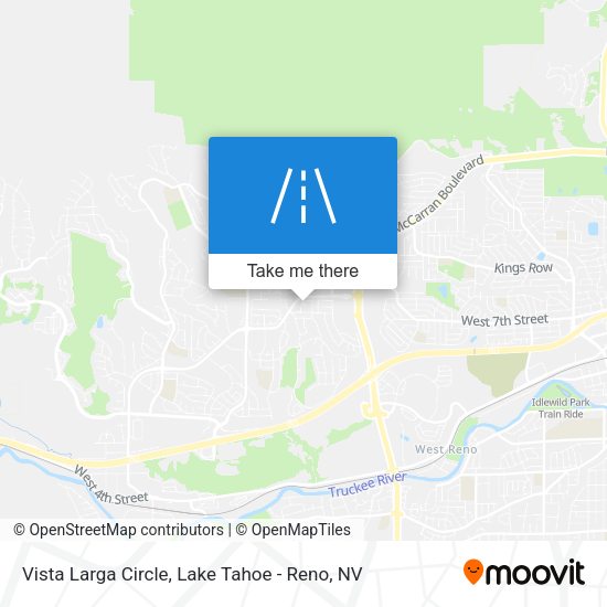 Vista Larga Circle map