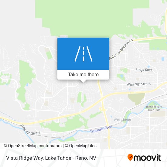 Mapa de Vista Ridge Way