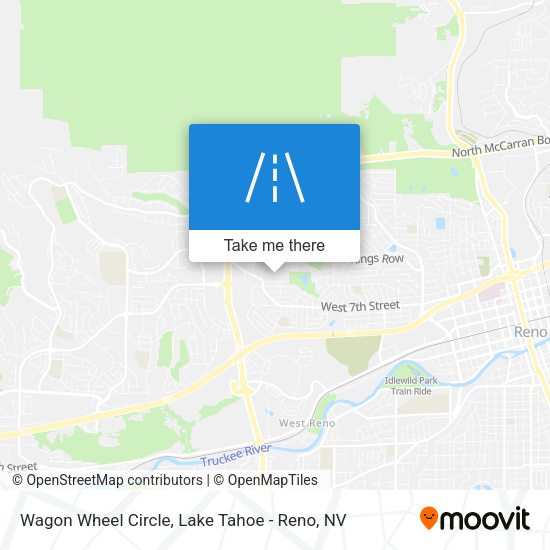 Mapa de Wagon Wheel Circle